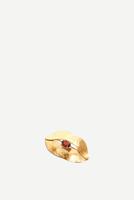 Wouters & Hendrix broche Small Lip Brooch with Garnet PSC006 gold-plated silver Wouters & Hendrix broche Small Lip Brooch with Garnet PSC006 gold-plated silver
