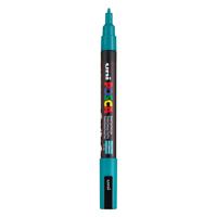 Uni Posca pc3m verfmarker smaragd groen - ronde punt tot 1,3 mm