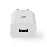 Nedis WCHAU242AWT Wandlader 2,4 A 1 Uitgang Usb-a Wit