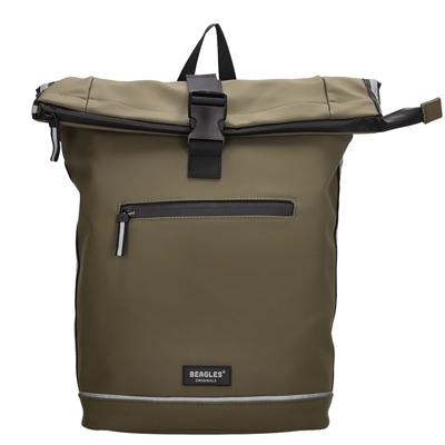 Beagles Originals Bicycle Waterproof Rolltop Rugzak Fietstas 15.6&apos;&apos; Olijf