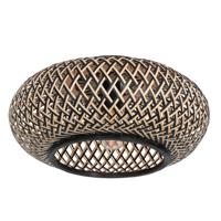 Steinhauer Zwarte bamboe plafondlampMaze Ø 40cm - 3129BE