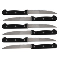 Set van 12x stuks steakmessen/vleesmessen bestek 21.5 cm