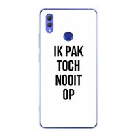 Ik pak nooit op: Honor Note 10 Transparant Hoesje