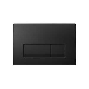 Bedieningsplaat Delta 50 by Geberit Mechanisch Frontbediening Mat Zwart