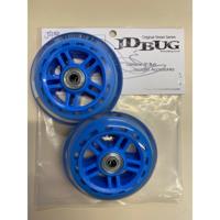 JD Bug wheelset 100 mm blue for original street