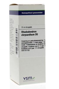 VSM Rhododendron chrysanthum D6 (20 ml)