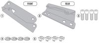 GIVI Montagekit carterbescherming, voor de moto, RP5129KIT