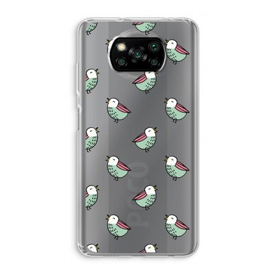 Vogeltjes: Xiaomi Poco X3 NFC Transparant Hoesje
