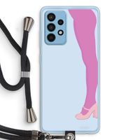 Pink panty: Samsung Galaxy A52 Transparant Hoesje met koord