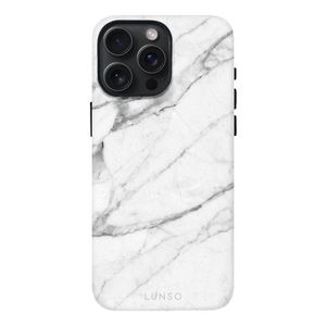 Lunso iPhone 15 Pro Max Back cover hoesje Magsafe - Marble Vana