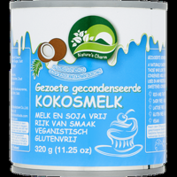 Nature's Charm Gezoete Gecondenseerde Kokosmelk 320 g bij Jumbo Nature's Charm Gezoete Gecondenseerde Kokosmelk 320 g bij Jumbo