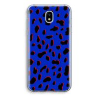 Blue Leopard: Samsung Galaxy J5 (2017) Transparant Hoesje