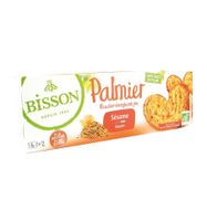 Palmier bladerdeegkoekjes sesam bio