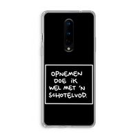 Schotelvod: OnePlus 8 Transparant Hoesje