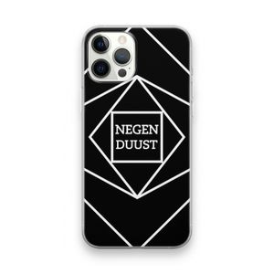 Negenduust geometrisch: iPhone 12 Pro Max Transparant Hoesje