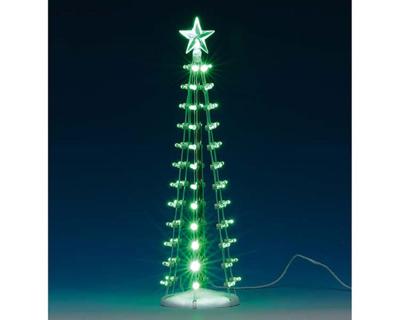 Lighted silhouette tree (green) b/o (4.5v) - Lemax