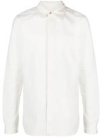 Rick Owens chemise en coton à manches longues - Blanc - thumbnail