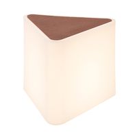 Design buitenverlichting en zitplaats in 1 KENGA wit E27