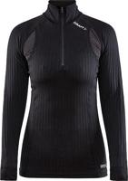 Craft Active extreme X zip ondershirt lange mouw zwart dames