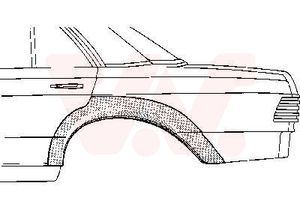 Zijwand VAN WEZEL, Inbouwplaats: Rechts achter, u.a. fÃ¼r Mercedes-Benz
