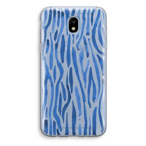 Blauwe nerven: Samsung Galaxy J5 (2017) Transparant Hoesje