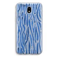 Blauwe nerven: Samsung Galaxy J5 (2017) Transparant Hoesje