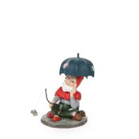 Vissende kabouter 6,5 cm hoog - Luville