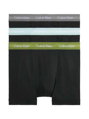 Calvin Klein - 3p Trunk - Cotton Stretch - H5N, Maat:S