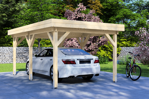 Carport 300x500 cm plat dak- Plat dak- - Van Kooten - Van Kooten