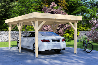 Carport 300x500 cm plat dak- Plat dak- - Van Kooten - Van Kooten