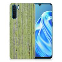 OPPO A91 | Bumper Hoesje | Green Wood