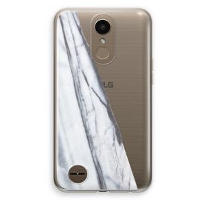 Gestreepte marmer: LG K10 (2017) Transparant Hoesje