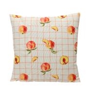Decoris Kussen polyester buiten 45x45cm perzik