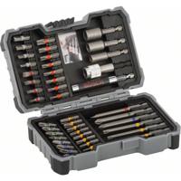 Bosch Accessories 2607017164 Bitset 43-delig Plat, Kruiskop Phillips, Kruiskop Pozidriv, Inbus, Binnen-zesrond (TX), Zesrond-TX BO