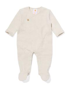 HEMA Newborn Boxpakje Met Voetjes Ecru (ecru)
