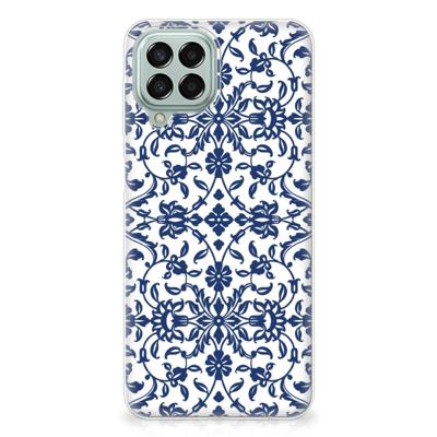 Samsung Galaxy M33 | TPU Case | Flower Blue