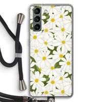 Summer Daisies: Samsung Galaxy S21 Transparant Hoesje met koord