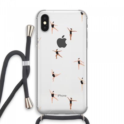 Dancing #1: iPhone XS Max Transparant Hoesje met koord
