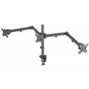 Manhattan 461658 27 Klem Zwart flat panel bureau steun