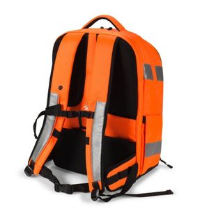 DICOTA Hi-Vis rugzak Oranje Polyethyleentereftalaat (PET), Thermoplastic polyurethaan (TPU)