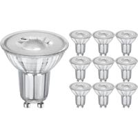 Velvalux Dimbare LED Spot GU10 PAR16 6W - 10 Stuks - 2700K Warm Wit