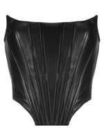 Giuseppe Di Morabito corset en cuir - Noir