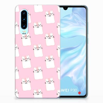 Huawei P30 | TPU Hoesje | Sleeping Cats