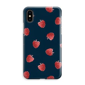 Framboosjes: iPhone XS Max Volledig Geprint Hoesje