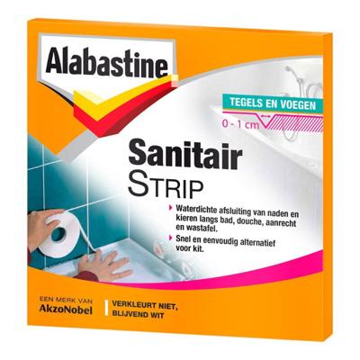 Sanitairstrip wit 5mt - Alabastine