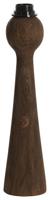 Light & Living Tafellamp 'Festina' Mangohout, 40cm, kleur Donkerbruin (excl. kap)