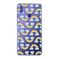 Regenboog: Honor Note 10 Transparant Hoesje Regenboog: Honor Note 10 Transparant Hoesje