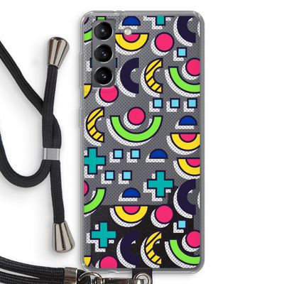 8-bit N°6: Samsung Galaxy S21 Transparant Hoesje met koord