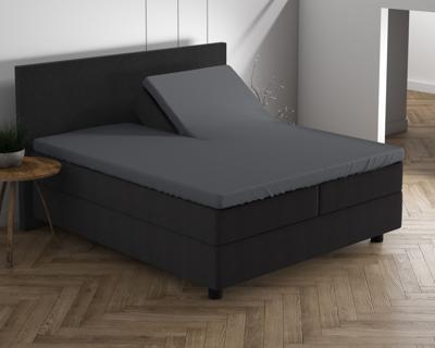 Dreamhouse Dubbel Jersey Splittopper Hoeslaken - Antraciet 220 gr