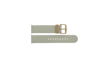 Horlogeband Fossil ES3992 Leder Beige 20mm
